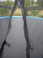 Trampoline with net and ladder round 404cm
