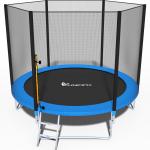 Trampoline with net and ladder round 252cm