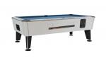 Coin operated pool table VIKING WHITE 6, 7, 8.  ft