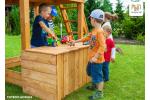 Wooden playground FUNGOO MAXI PLAY BOX /teak/