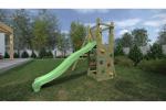 Wooden playground FUNGOO FUNNY 3 with seat swing and sandbox /KD