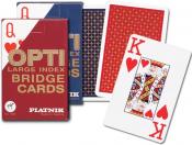 OPTI BRIDGE PIATNIK playing cards "L" /red reverse side/