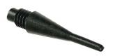 Plastic dart tips standard 2BA short black