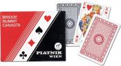 STANDARD NO.1 PIATNIK double deck plying cards in a box