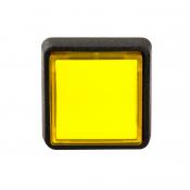 Pushbutton 35x35mm /yellow/
