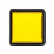 Przycisk kwadratowy 51x51mm /żółty/