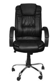 Office armchair MALATEC ecoleather /silver -black/