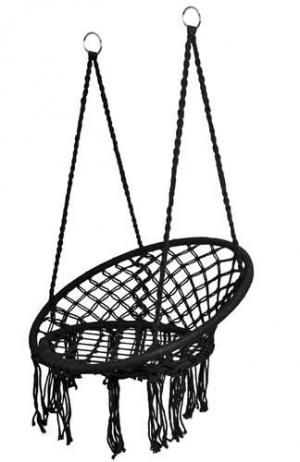Garden swing stork nest  /black/
