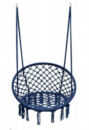 Garden swing stork nest  /navy blue/
