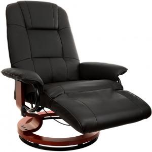 Armchair TV + heating+ massage /black/