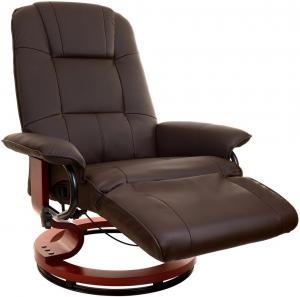Armchair TV + heating+ massage /brown/