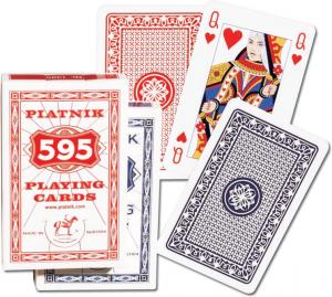 "595" PIATNIK playing cards /blue reverse side/