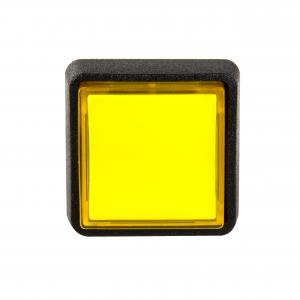 Przycisk kwadratowy 35x35mm /żółty/