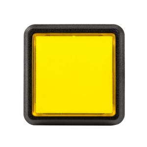 Przycisk kwadratowy 51x51mm /żółty/
