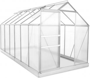 Polycarbonate greenhouse 380 cm x 190 cm x 195 cm