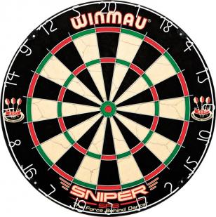 Dartboard WINMAU SNIPER + 6 arrow