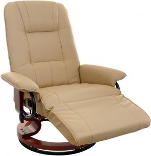 Armchair TV + heating+ massage /beige/