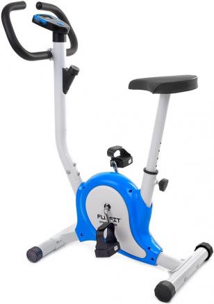 Rower treningowy mechaniczny  FUNFIT F01 /biało-niebieski/