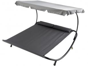 Garden sunbed for 2 persons