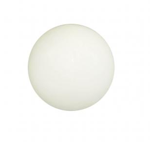 Soccer ball plastic 34 mm white.