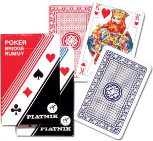STANDARD PIATNIK playing cards /red reverse side/