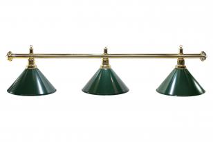 Lamp NOSTALGIA L3 gold with green shades