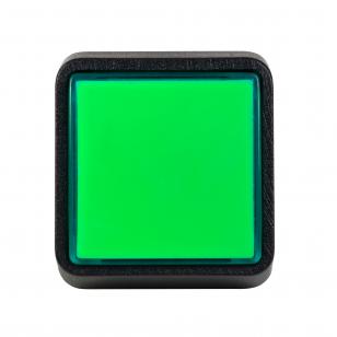 Przycisk kwadratowy 51x51mm /zielony/