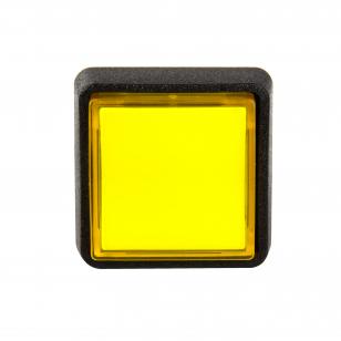 Pushbutton 35x35mm /yellow/