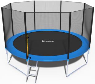 Trampoline with net and ladder round 404cm