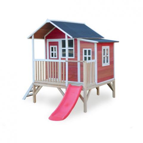 Wooden playhouse EXIT LOFT 350 /red/