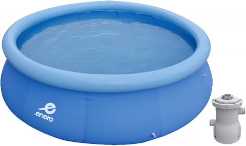 Swimming pool ENERO with filter pump 240x63cm