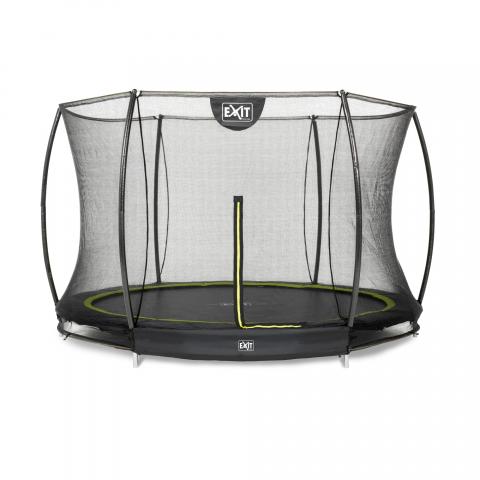 Trampoline inground with net EXIT SILHOUETTE 305 cm
