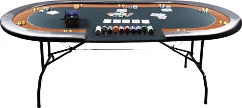 Stół do gry w pokera HIGH ROLLER 210x105x73