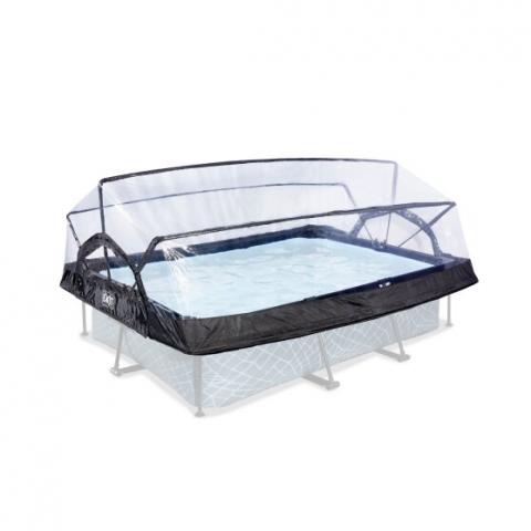 Dome for rectangular frame swimming pool EXIT 220 cm x 150cm