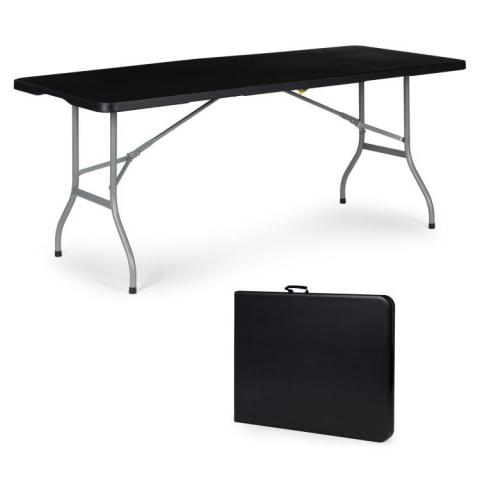 Catering garden table foldable 153 cm /black/