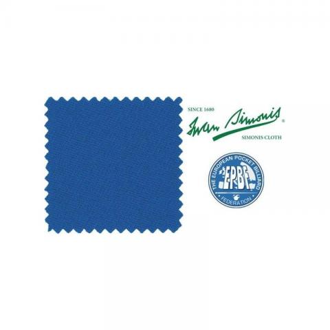 SIMONIS 860 pool cloth  /royal blue/ 198 cm