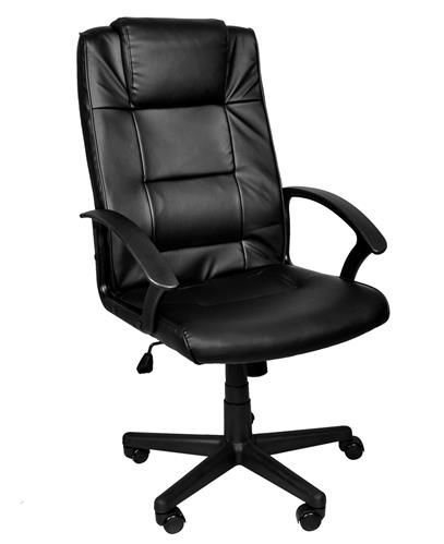Fotel biurowy MALATEC ekoskóra /czarny/